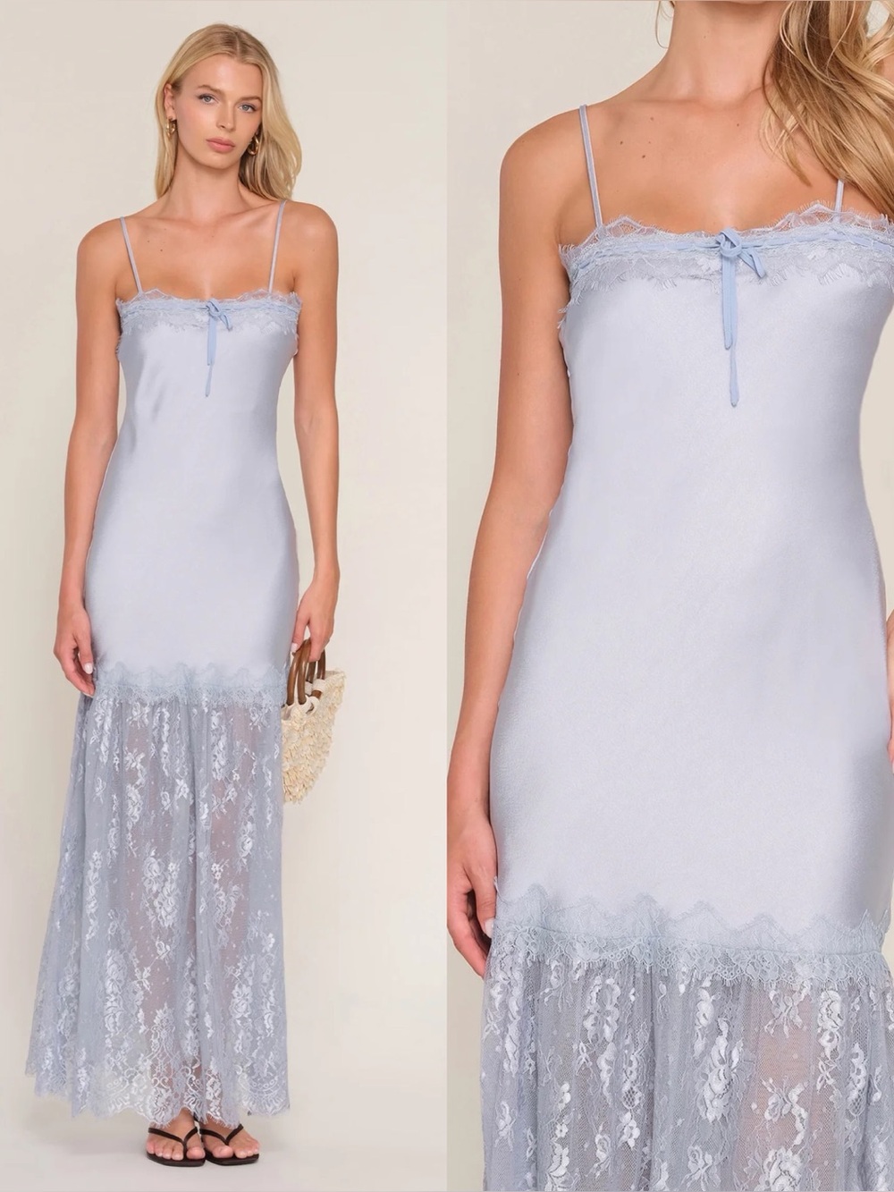 Brand New- Heartloom Peche Dress in Sky Blue 🦋✨